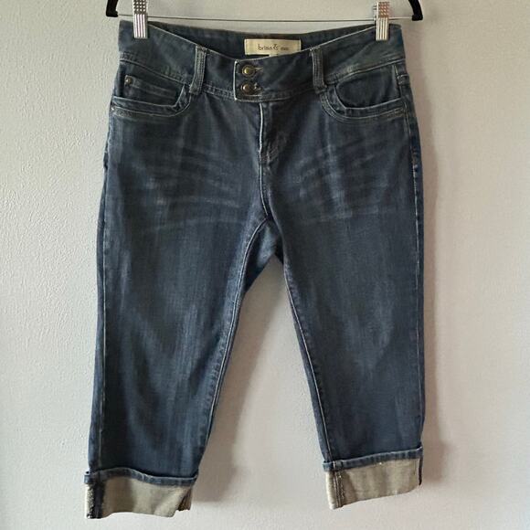 Brina & Em Denim - Brina & Em Cropped Capri Blue Denim Jeans Women's Sz 6